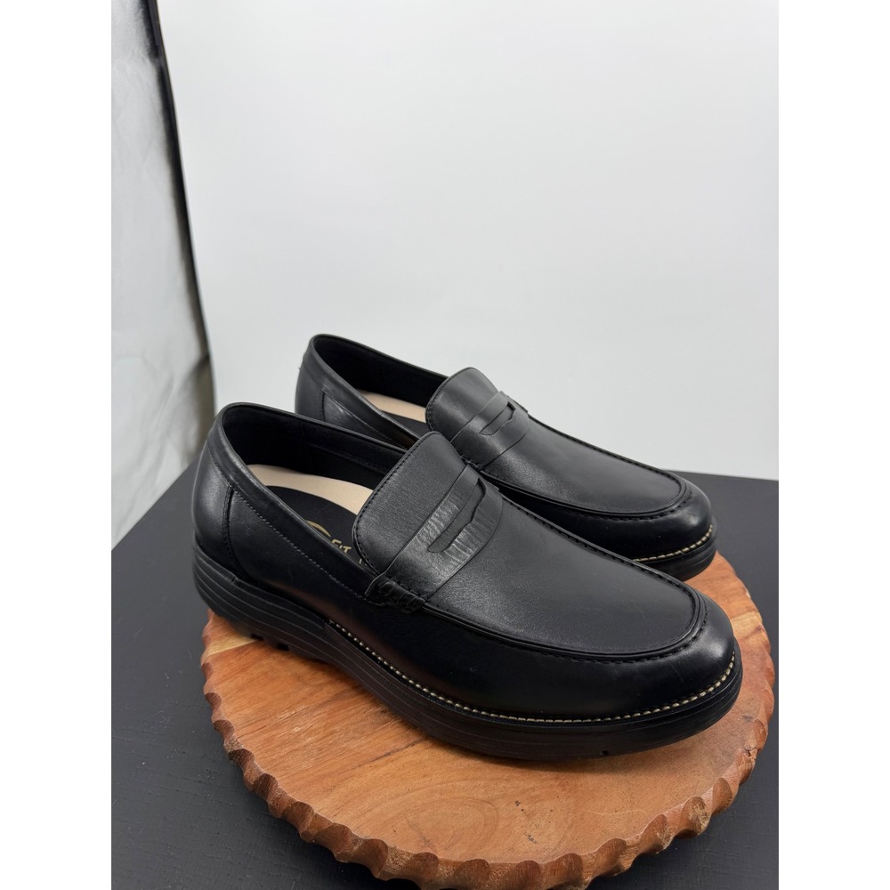 Gravity Defyer G-Defy Heartwood Dress Shoes Mens Size 12 Black Leather TB8152L
